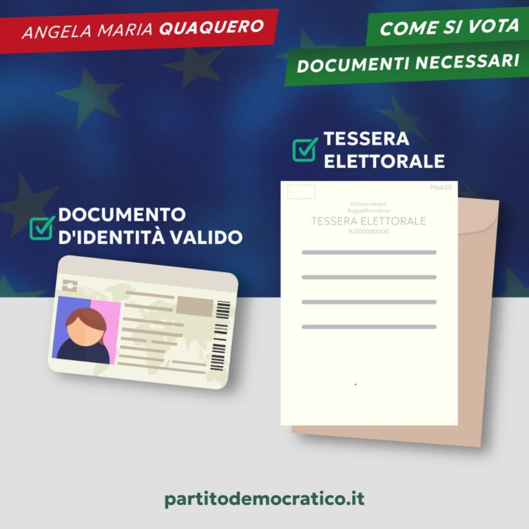 Come votare Angela Quaquero